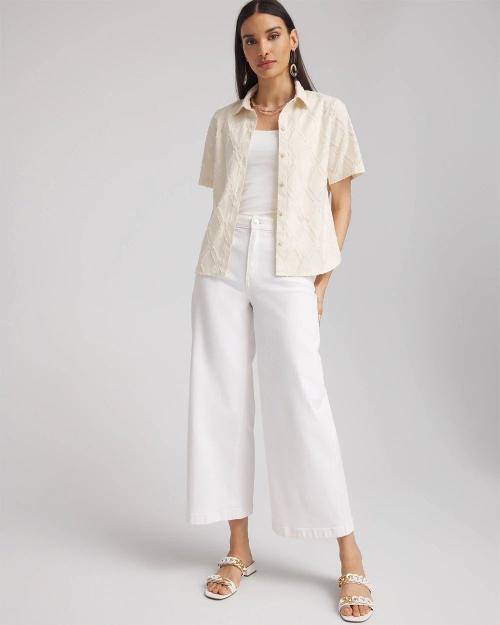 Diamond Jacquard Shirt | Chico's